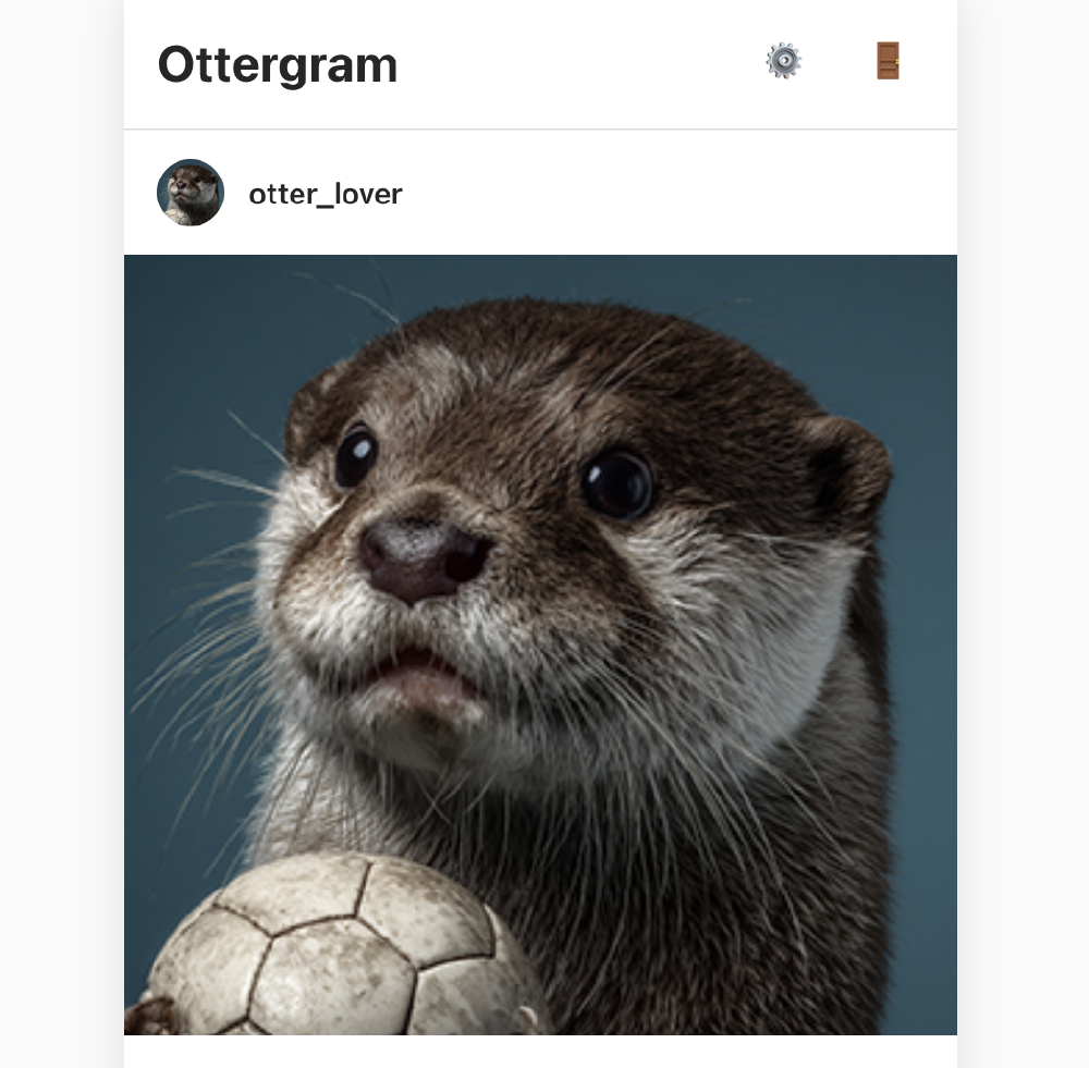 Ottergram XSS challenge